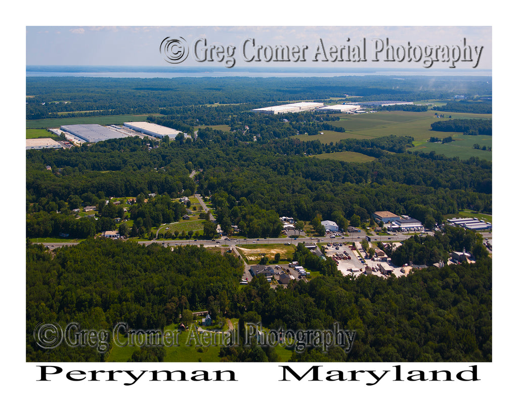 Aerial Photo of Perryman, Maryland
