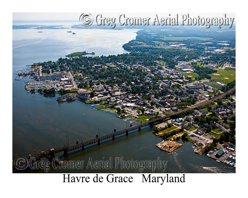 Aerial Photo of Havre de Grace, Maryland