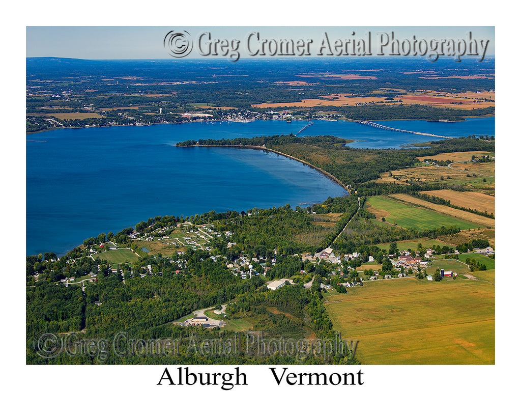 Aerial Photo of Alburgh, Vermont