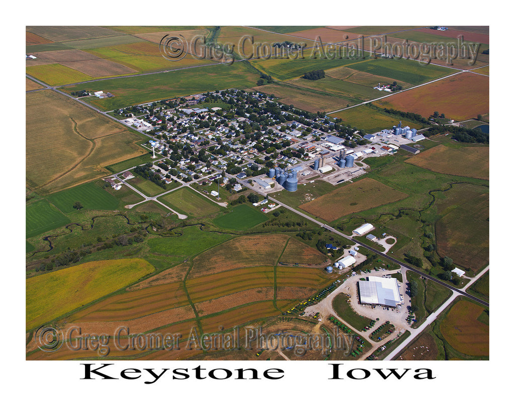 Aerial Photo of Keystone Iowa