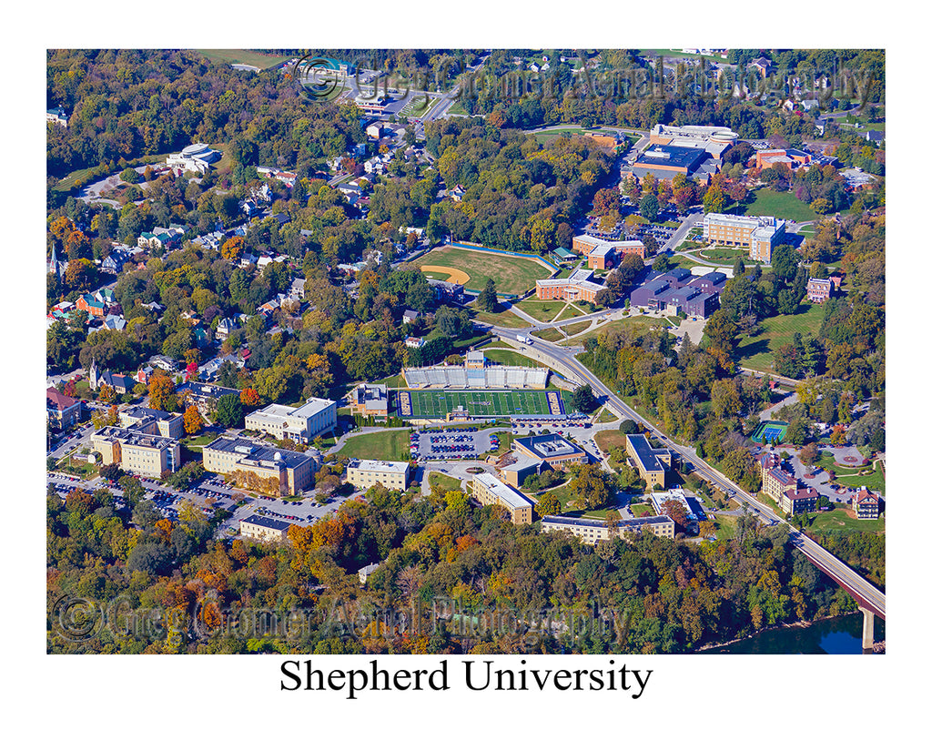 Aerial Photo of Shepherd University - Shepherdstown, WV