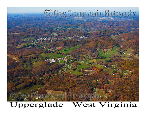 Aerial Photo of Upperglade, West Virginia