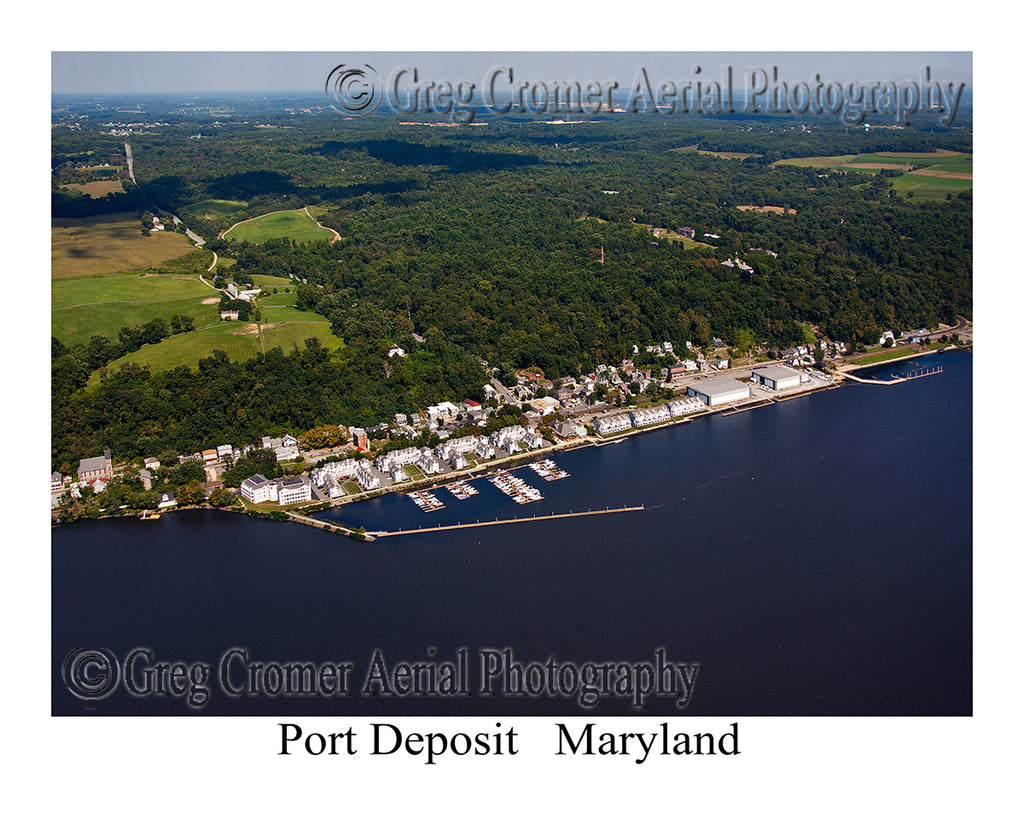 Aerial Photo of Port Deposit, Maryland