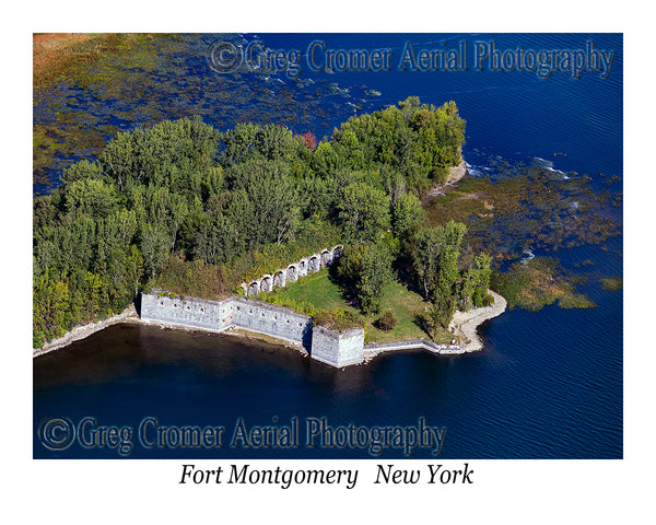 Aerial Photo of Fort Montgomery, Rouses Point, New York