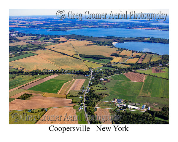 Aerial Photo of Coopersville, New York