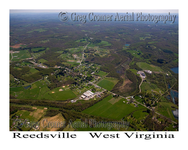 Aerial Photo of Reedsville, West Virginia