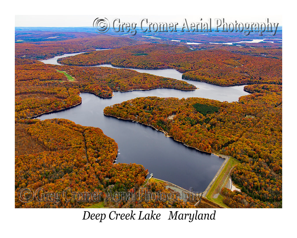 Aerial Photo of Deep Creek Lake, Maryland