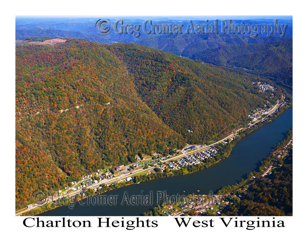 Aerial Photo of Charleton Heights, West Virginia