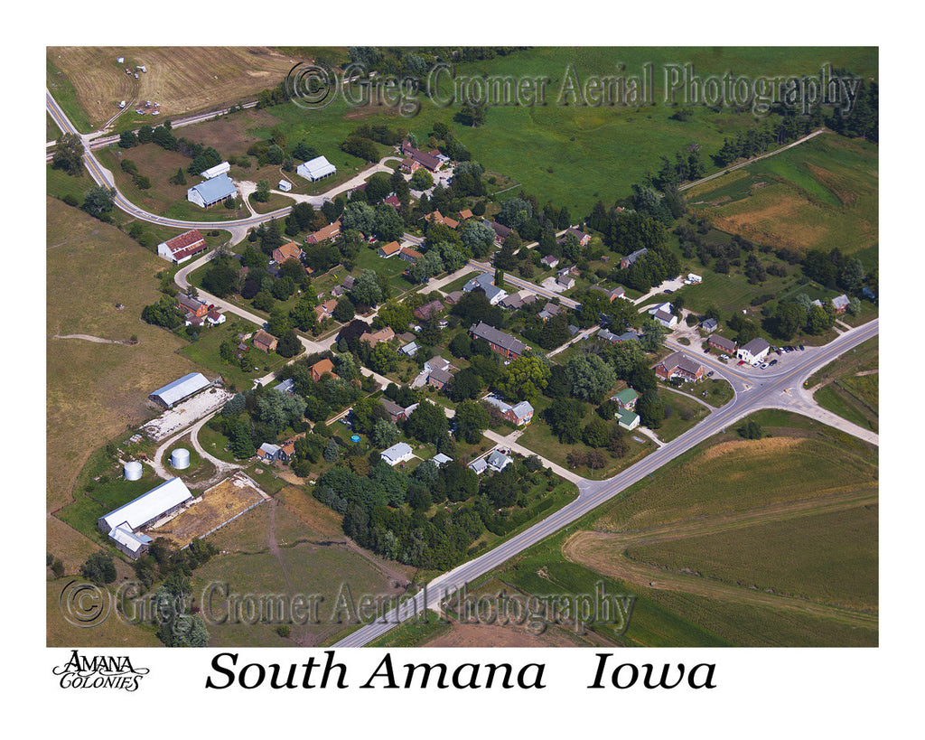 Aerial Photo of South Amana Iowa