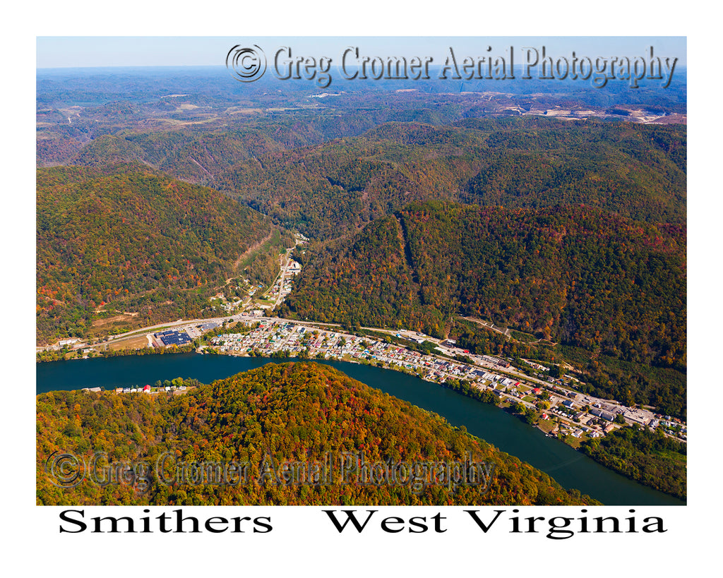 Aerial Photo of Smithers, West Virginia