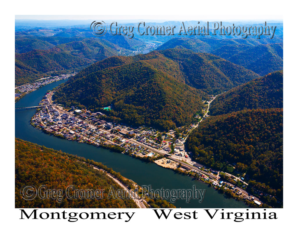 Aerial Photo of Montgomery, West Virginia