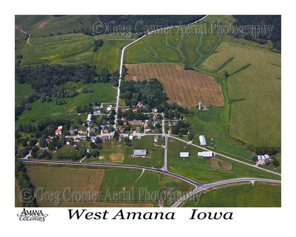 Aerial Photo of West Amana Iowa