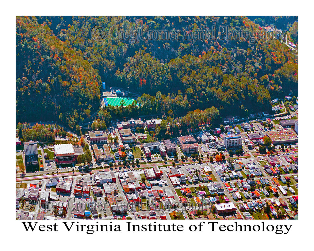 Aerial Photo of West Virginia Institute of Technology - Montgomery, WV