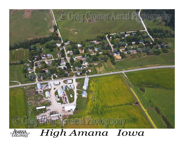 Aerial Photo of High Amana Iowa