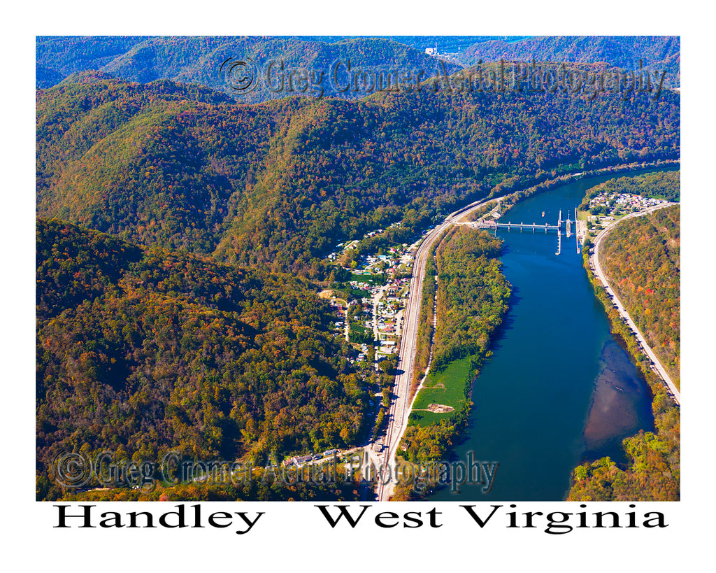 Aerial Photo of Handley, West Virginia