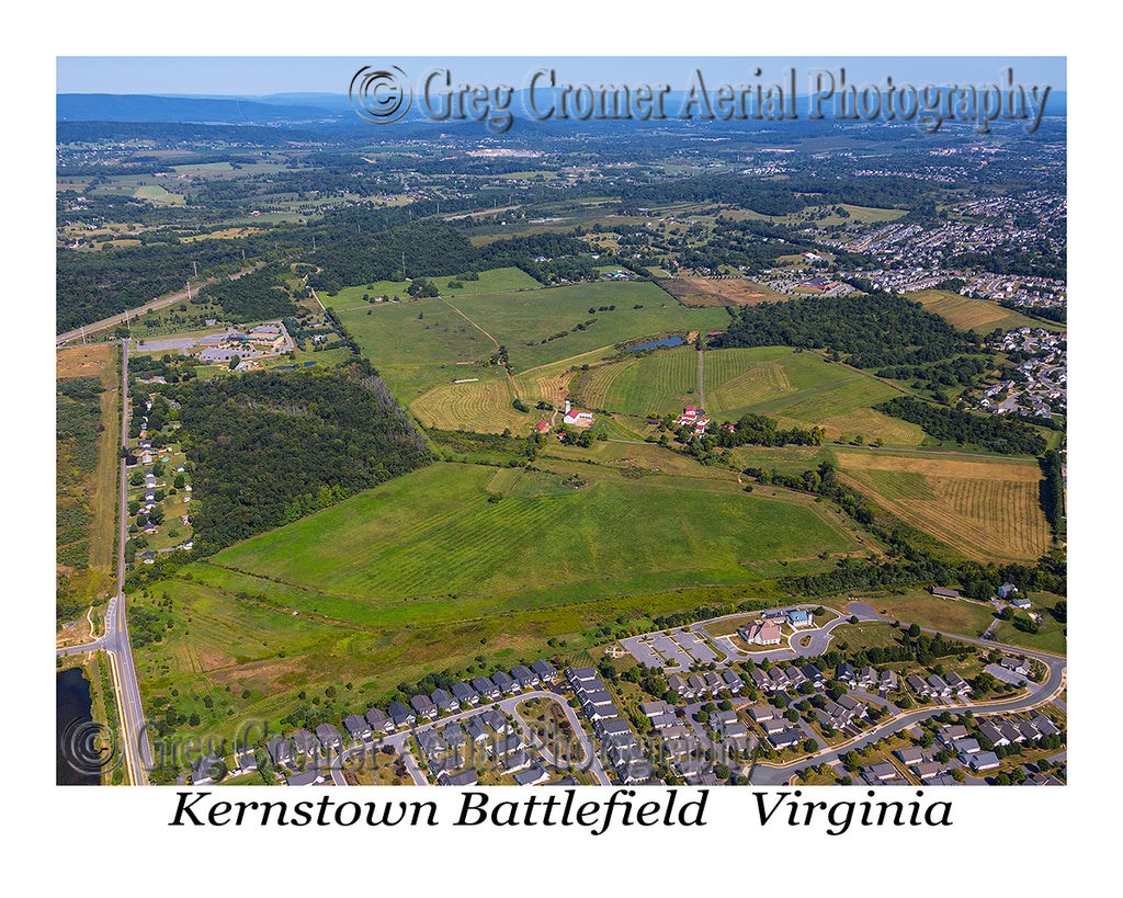 Aerial Photo of Kernstown Battlefield - Winchester, Virginia