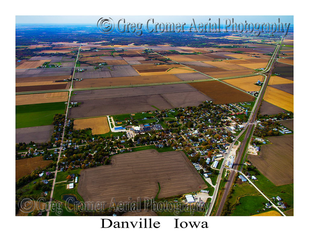 Aerial Photo of Danville, Iowa