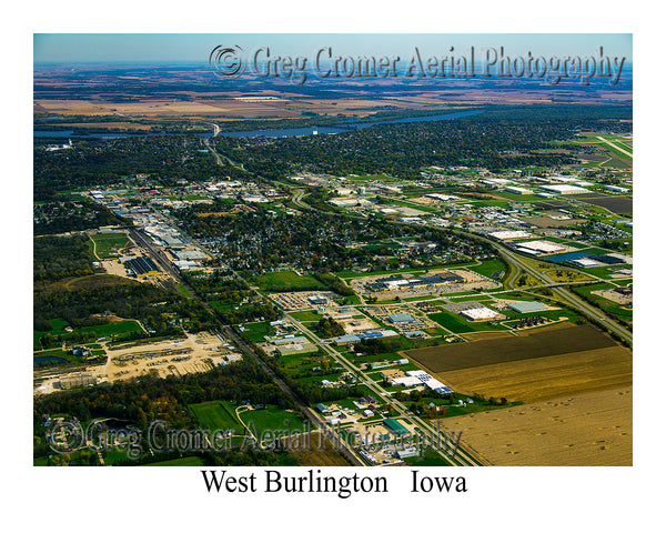 Aerial Photo of West Burlington, Iowa