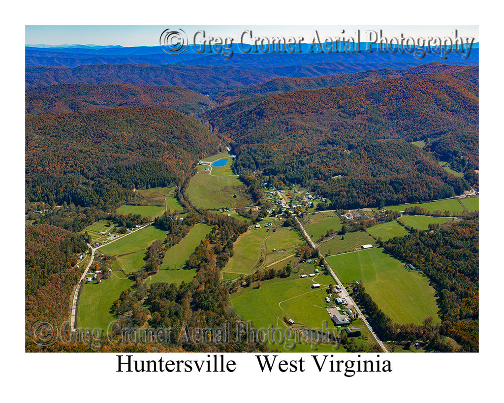 Aerial Photo of Huntersville, West Virginia