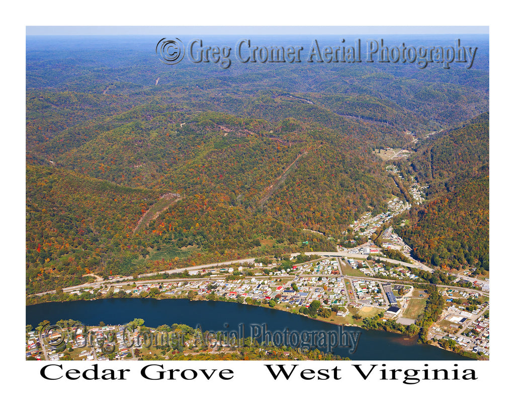 Aerial Photo of Cedar Grove, West Virginia