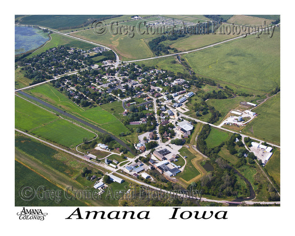 Aerial Photo of Amana, Iowa
