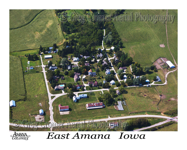 Aerial Photo of East Amana Iowa