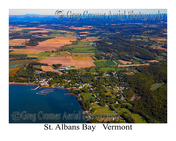 Aerial Photo of St. Albans Bay, Vermont