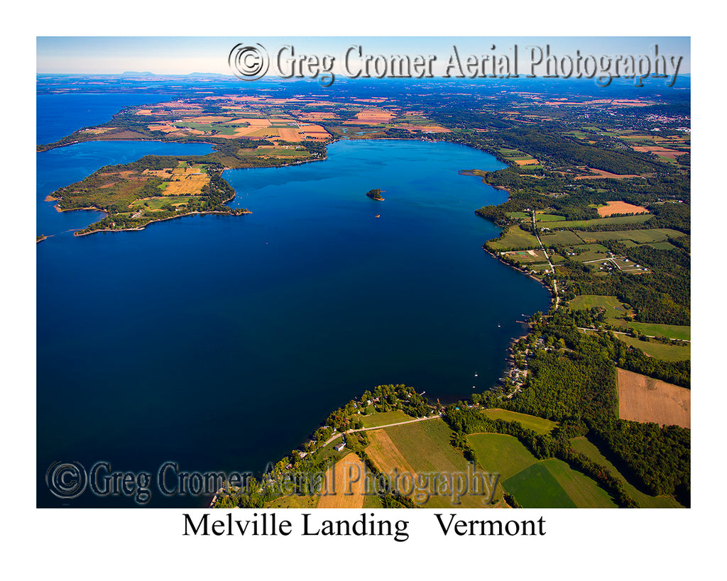 Aerial Photo of Melville Landing, Vermont