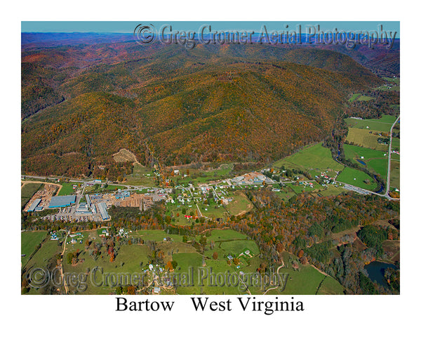 Aerial Photo of Bartow, West Virginia