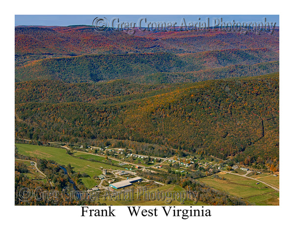 Aerial Photo of Frank, West Virginia