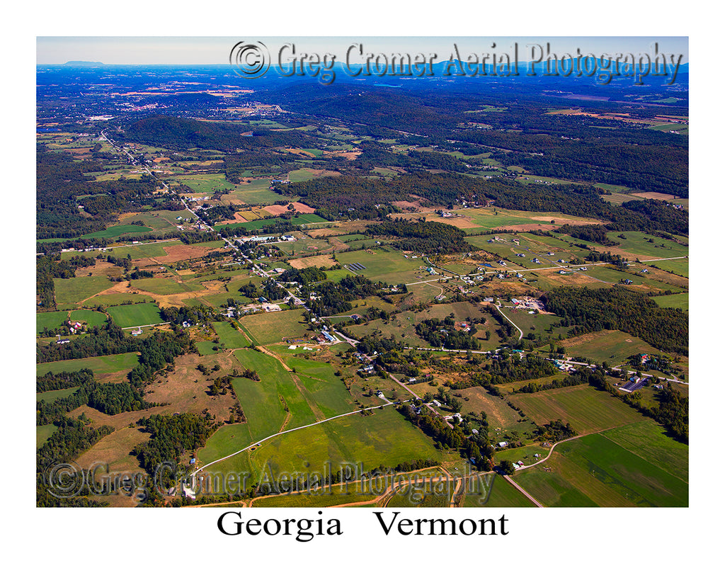 Aerial Photo of Georgia, Vermont