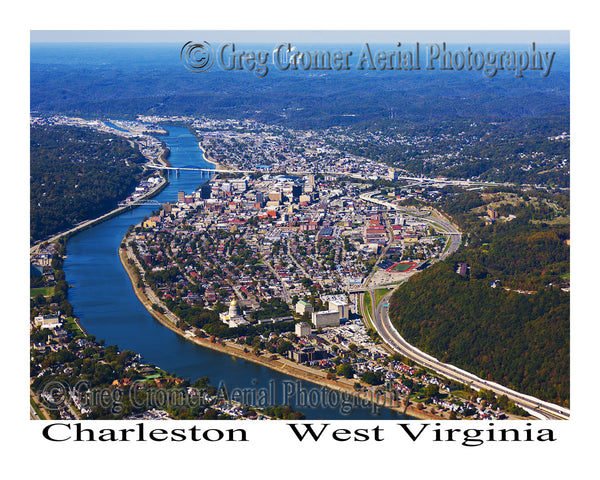 Aerial Photo of Charleston, West Virginia