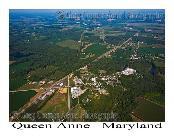 Aerial Photo of Queen Anne, Maryland