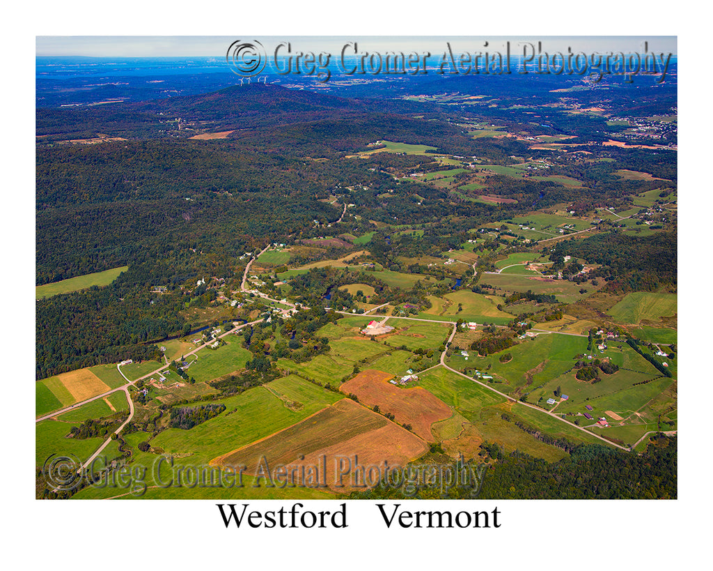 Aerial Photo of Westford, Vermont
