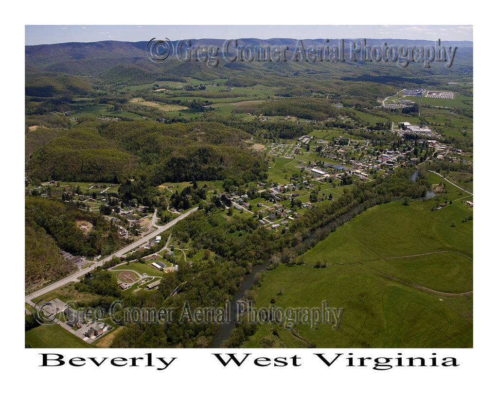 Aerial Photo of Beverly, West Virginia