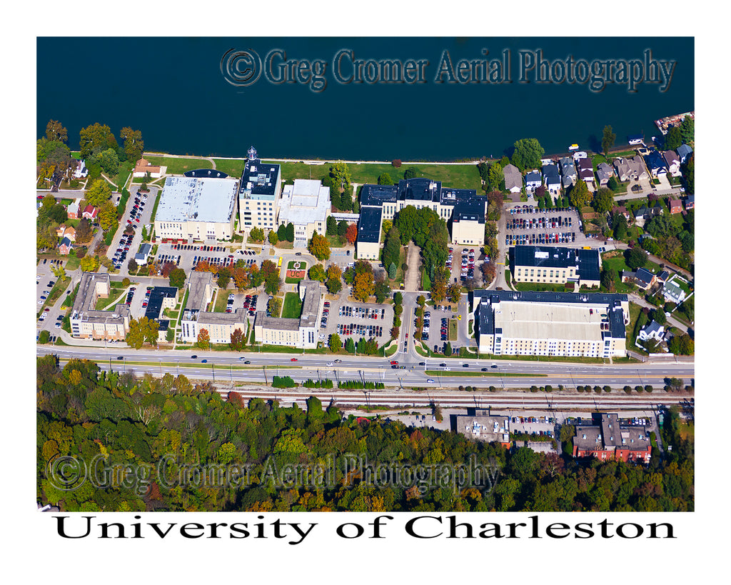 Aerial Photo of University of Charleston, WV