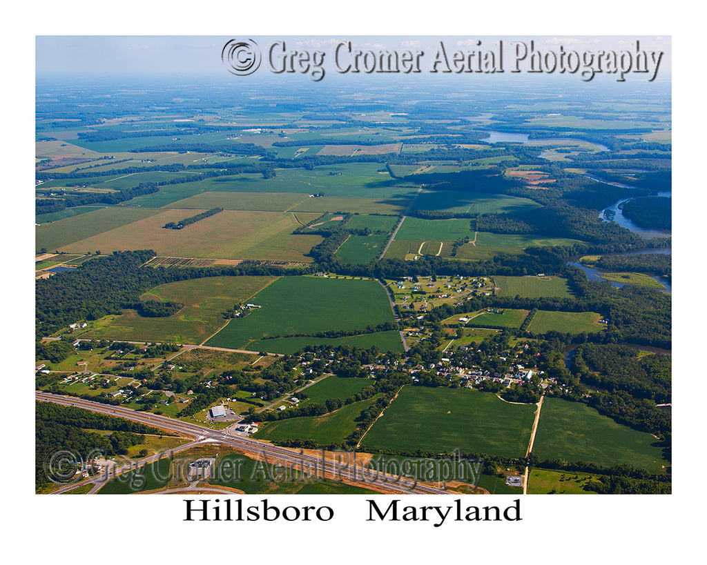 Aerial Photo of Hillsboro, Maryland
