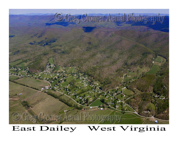 Aerial Photo of East Dailey, West Virginia