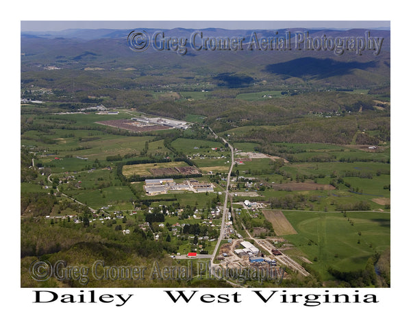 Aerial Photo of Dailey, West Virginia
