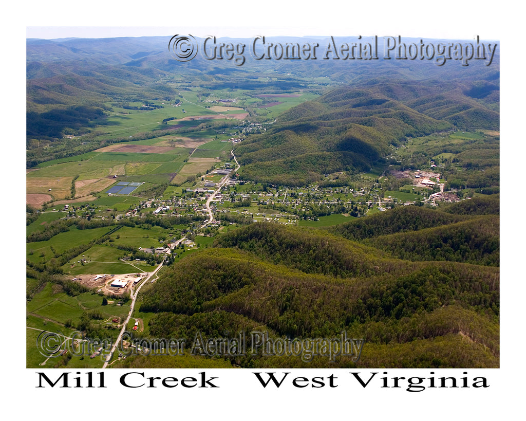 Aerial Photo of Mill Creek, West Virginia