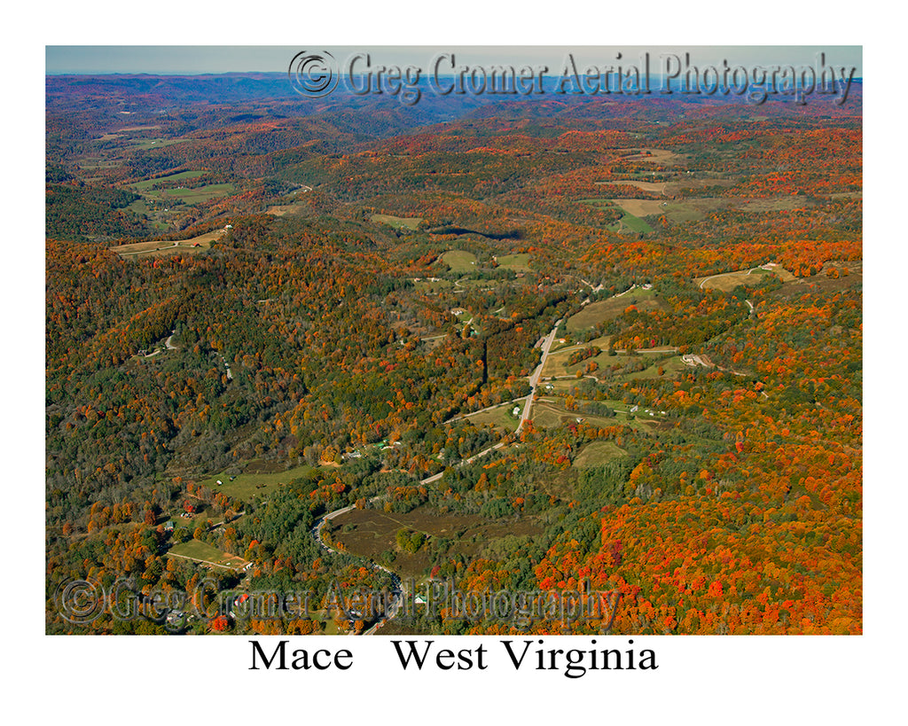 Aerial Photo of Mace, West Virginia
