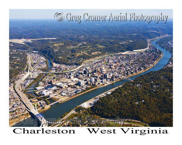 Aerial Photo of Charleston, West Virginia