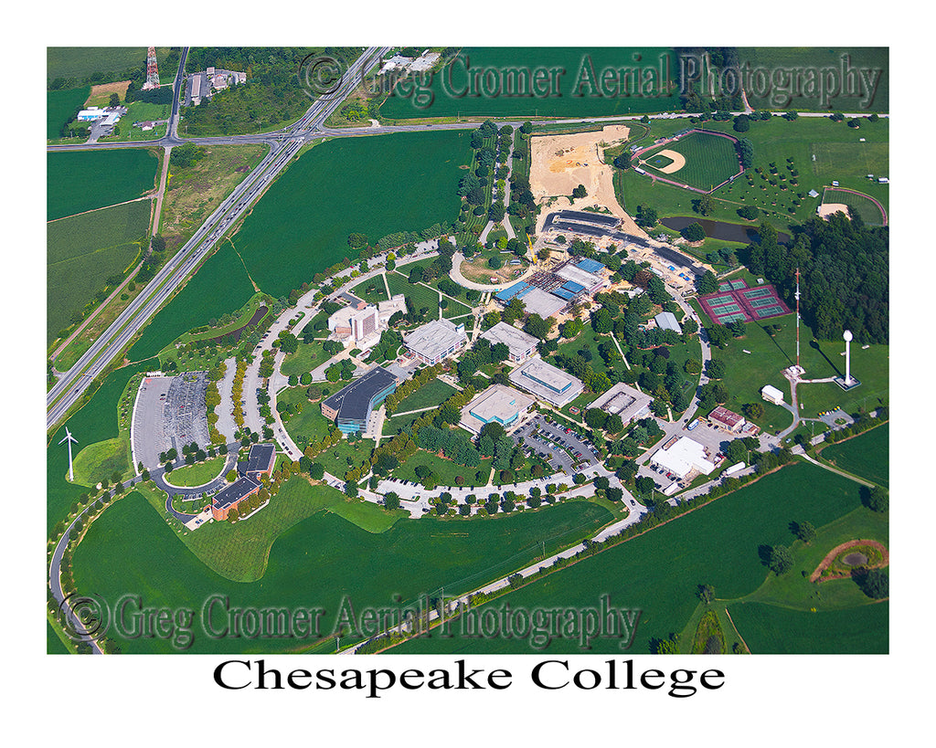 Aerial Photo of Chesapeake College - Wye Mills, Maryland