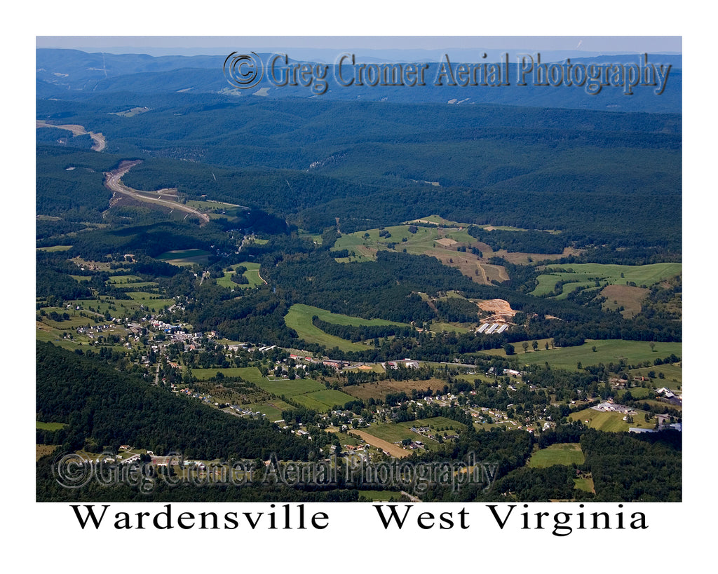 Aerial Photo of Wardensville, West Virginia