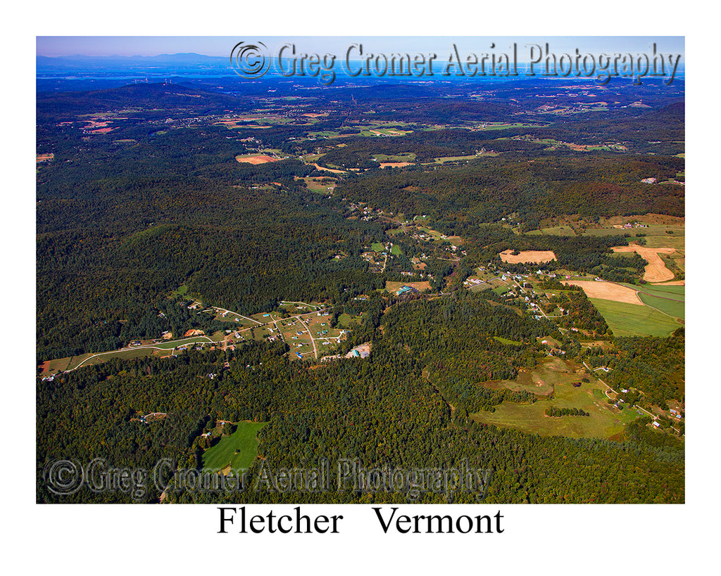 Aerial Photo of Fletcher, Vermont