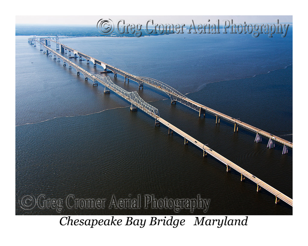 Aerial Photo of Chesapeake Bay Bridge, MD