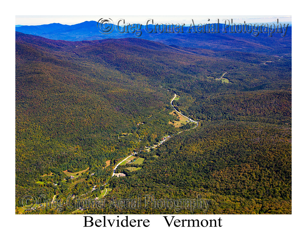 Aerial Photo of Belvidere, Vermont