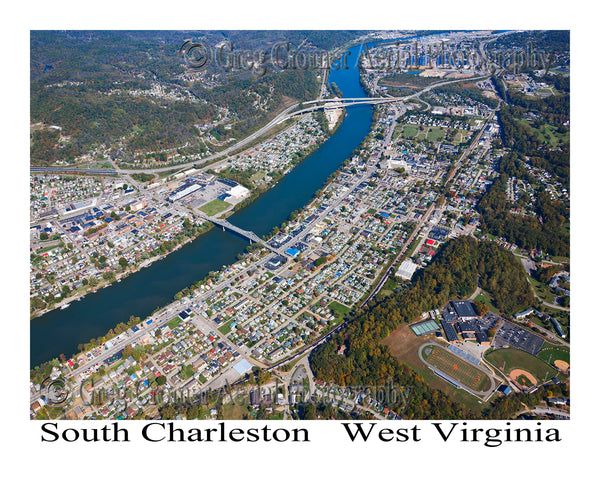 Aerial Photo of South Charleston, West Virginia