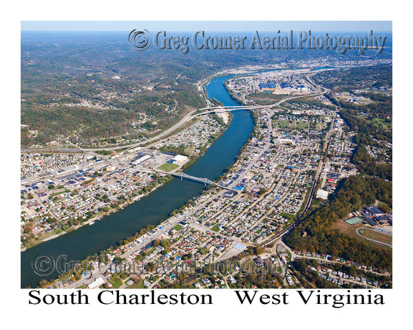 Aerial Photo of South Charleston, West Virginia
