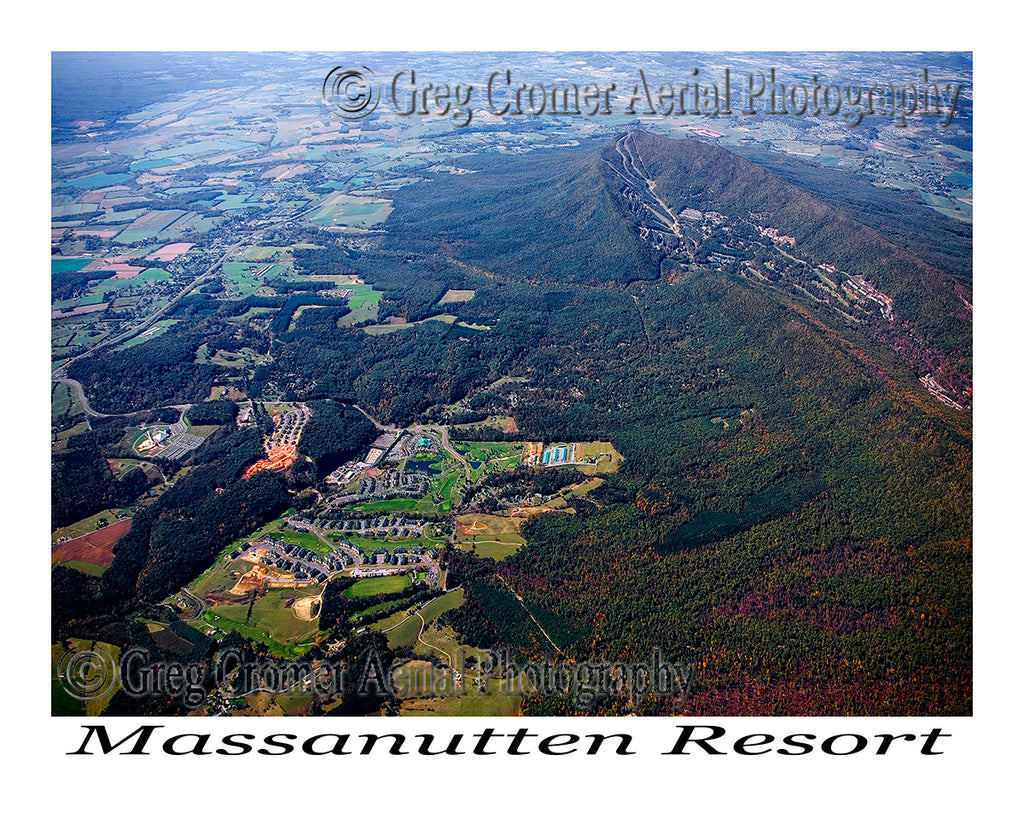 Aerial Photo of Massanutten Resort, Virginia